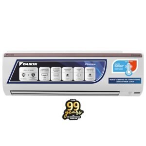 Daikin 1.0 Ton 3 Star Hot & Cold Inverter Split AC (Copper, PM 2.5 Filter, FTHT35UV, White)