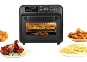 Faber Air Fryer Oven 20L, Digital Control, Bake Tray, SS Wire Tray & Basket, Crumb Tray, | 15 Preset Auto Program | Bake,Roast,Fry,Toast,Defrost | FAO 20L BK 15DF