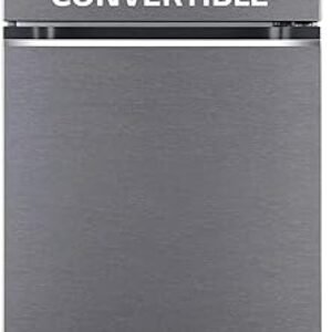 LG Smart Choice, 322 L, 3 Star, Frost-Free Smart Inverter Double Door Refrigerator (GL-S342SDSX, Dazzle Steel, Convertible with Express Freeze)