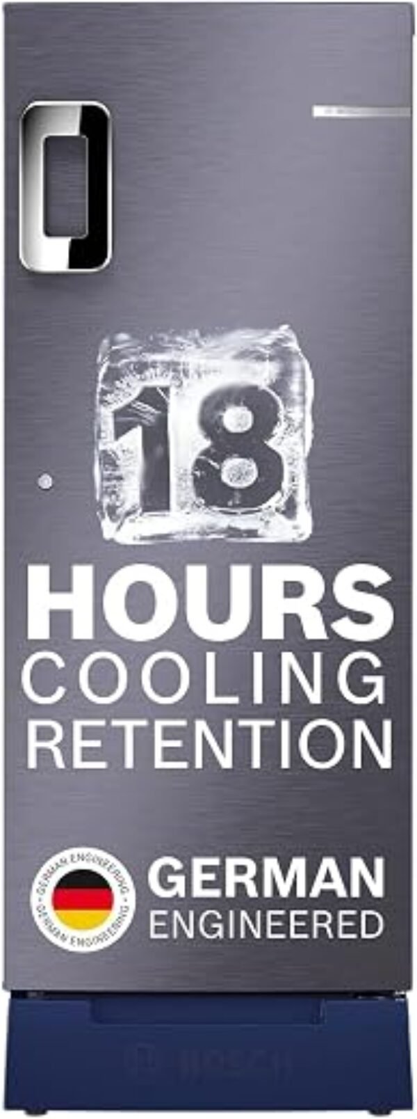 Bosch 226 L, 3 star, Direct-Cool Single Door Refrigerator | 18 Hrs Cooling Retention | 2.5X Faster Cooling | Spacious Multi Box | Delicate Crisper for Soft Veggies (2026 model, CST22U13AI, Dark Lake)