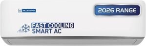 Blue Star 1.5 Ton 3 Star,New Star Rated, Wi-Fi Smart Inverter Split AC (Copper, 5 in 1 Convertible Cooling, DigiQ Hepta Sensor, Blue Fins,Turbo Cool,Blue Fins (IA318ZXUS, White)