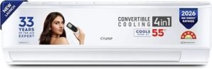 Cruise 1.5 Ton 5 Star Inverter Split AC (2026 Model, CWCVBM-VQ1D185, White)