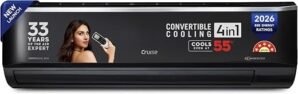 Cruise 1.5 Ton 5 Star VarioQool Pro Split AC (CWCVBM-VP3F185BL,Piano Black)